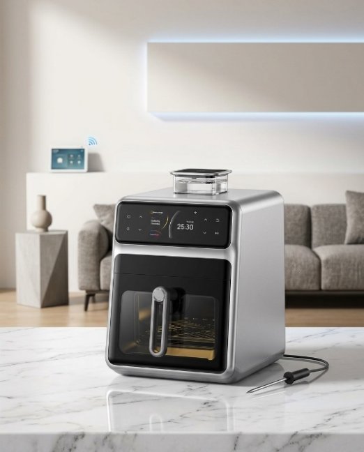 Dreo ChefMaker, Freidora Combinada con Sonda de Cocción
