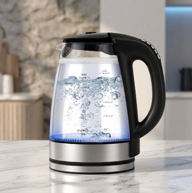 Plaman Hervidor Eléctrico Cool Touch con 6 Ajustes de Temperatura