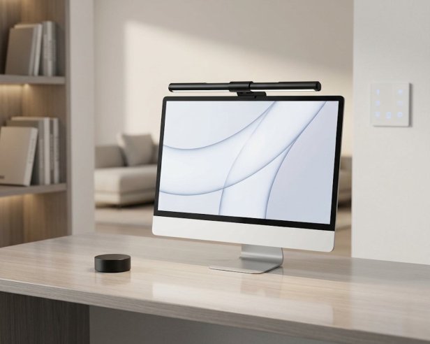 Quntis Barra de Luz para Monitor, con Atenuación Automática